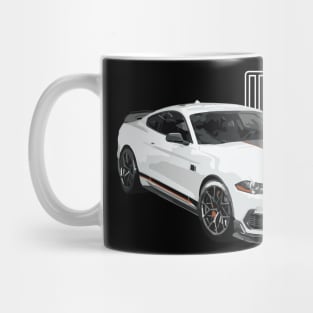 MACH1 MUSTANG GT OXFORD WHITE Mug